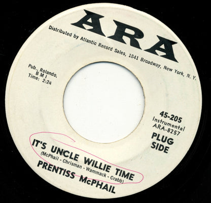 Prentiss McPhail : It's Uncle Willie Time (7", Promo)