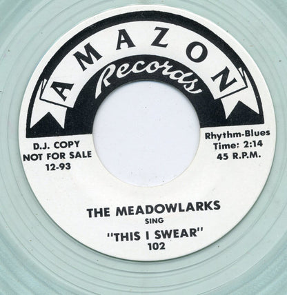 Don Julian & The Meadowlarks : Goodnight My Love /  This I Swear (7", Single, Promo, RE, Cle)
