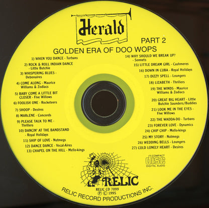Various : The Golden Era Of Doowops: The Groups Of Herald Records Part 2 (CD, Comp)
