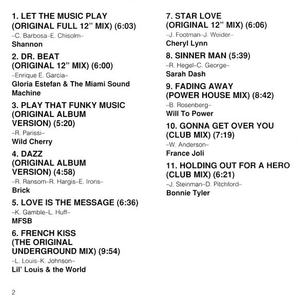 Various : Club Epic (A Collection Of Classic Dance Mixes) Volume 4 (CD, Comp, RM)