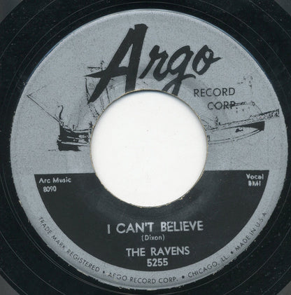 The Ravens (2) : Kneel And Pray / I Can't Believe (7", Single, Styrene)