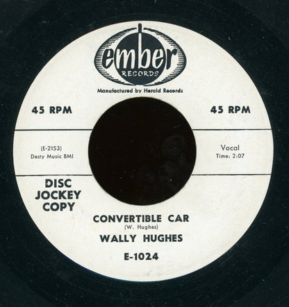 Wally Hughes : Convertible Car / Pug Nose And Pony Tail (7", Promo)