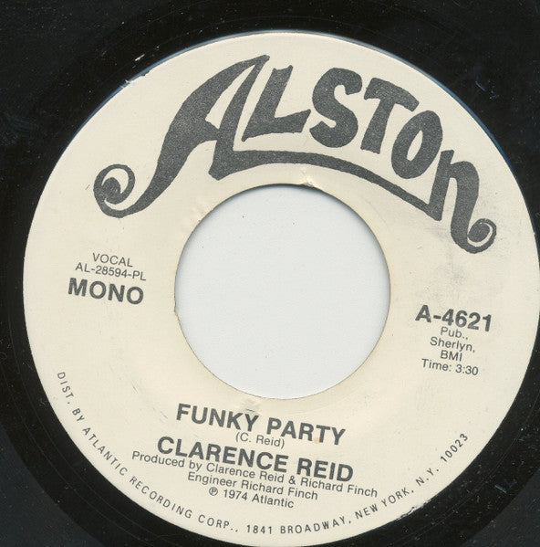 Clarence Reid : Funky Party (7", Single, Mono, Promo, Pla)