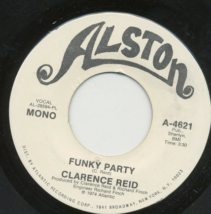 Clarence Reid : Funky Party (7", Single, Mono, Promo, Pla)