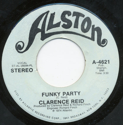 Clarence Reid : Funky Party (7", Single, Mono, Promo, Pla)