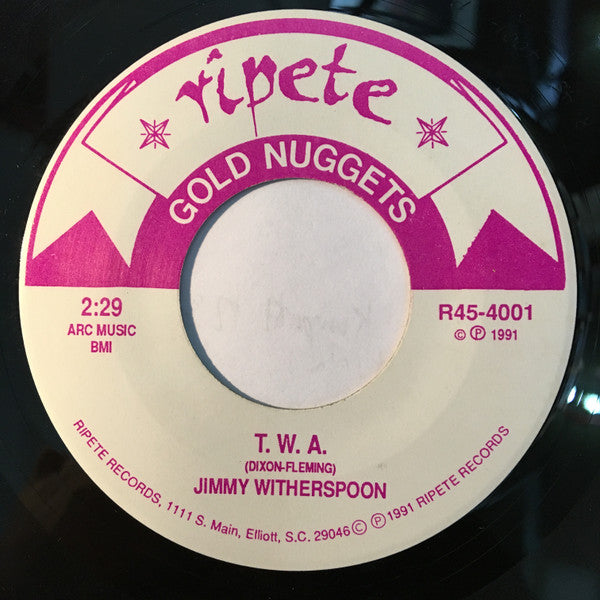 Jimmy Witherspoon / The Stylistics : T.W.A. / Just Like We Never Say Goodbye (7")
