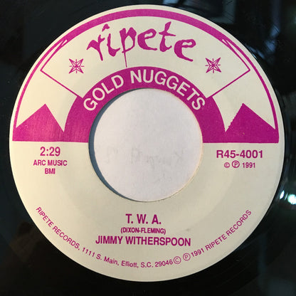 Jimmy Witherspoon / The Stylistics : T.W.A. / Just Like We Never Say Goodbye (7")