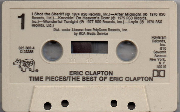 Eric Clapton : Timepieces - The Best Of Eric Clapton (Cass, Comp, Club)