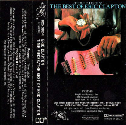 Eric Clapton : Timepieces - The Best Of Eric Clapton (Cass, Comp, Club)