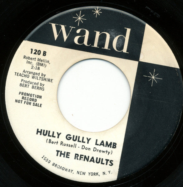 The Renaults (2) : Only You (7", Single, Promo)