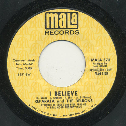 Reparata And The Delrons : I Believe / It's Waiting There For You  (7", Single, Promo, Styrene)