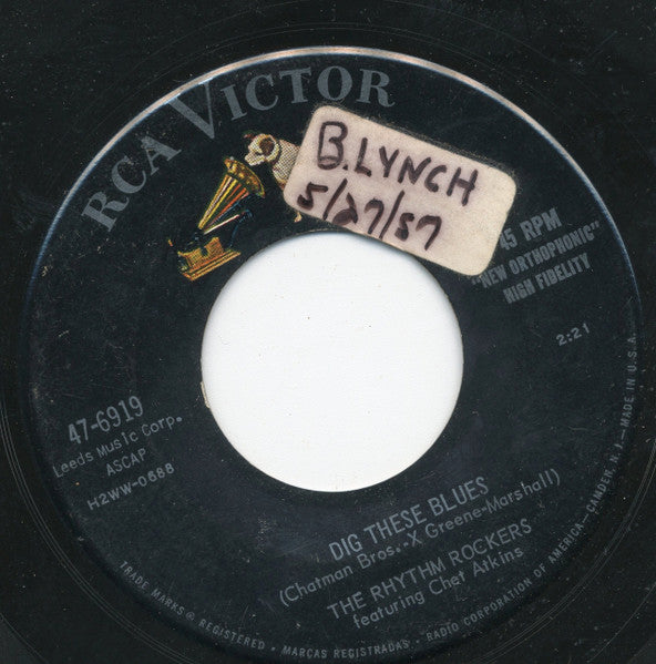 Rhythm Rockers (4) Featuring Chet Atkins : Martinique / Dig These Blues (7", Single)