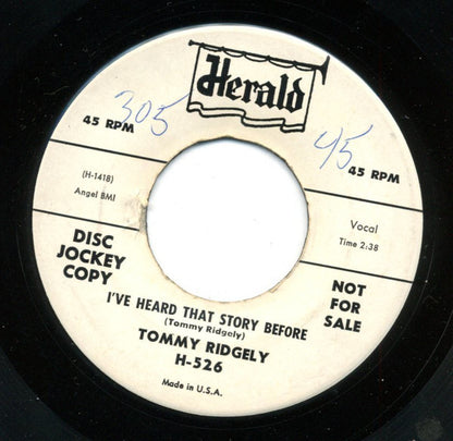 Tommy Ridgley : Mairzy Doats And Dozy Doats (7", Single, Promo)