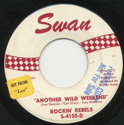 The Rockin' Rebels : Happy Popcorn (7", Single)