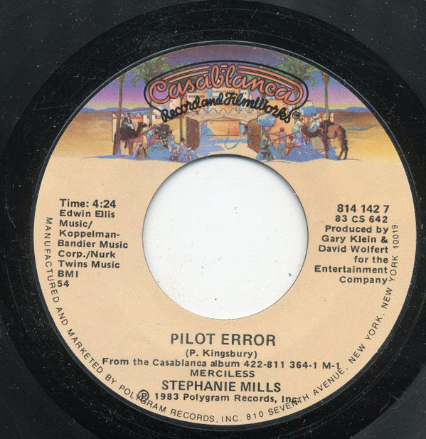 Stephanie Mills : Pilot Error (7", Single, Styrene, 54)