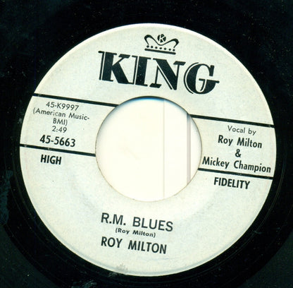 Roy Milton : Jeeps Blues / R.M. Blues (7", Single, Promo)