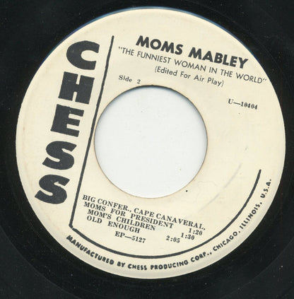 Moms Mabley : The Funniest Woman In The World (Edited For Air Play) (7", EP, Promo)
