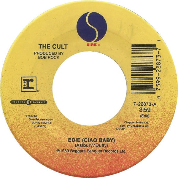 The Cult : Edie (Ciao Baby) (7", Single)