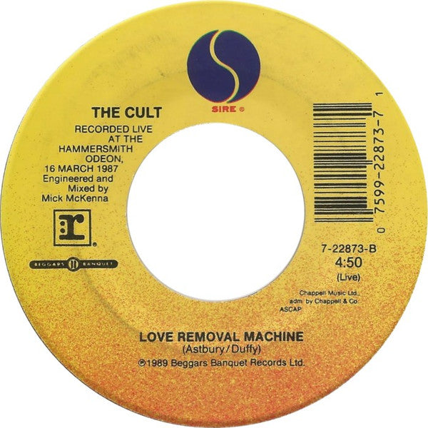 The Cult : Edie (Ciao Baby) (7", Single)