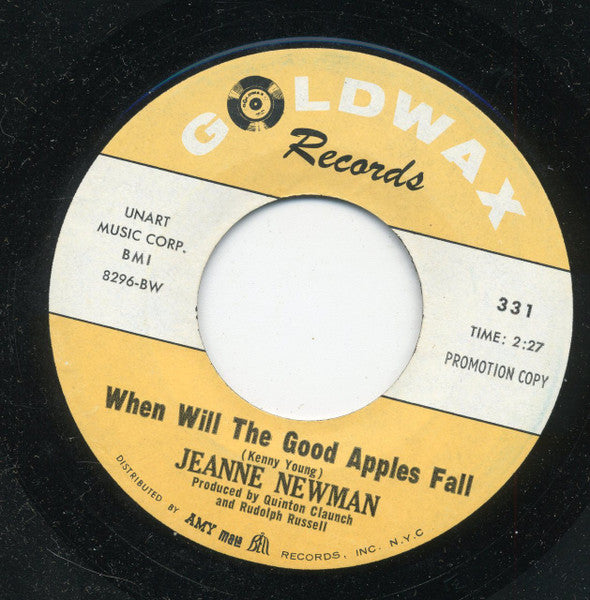 Jeanne Newman : He Called Me Baby (7", Single, Promo)