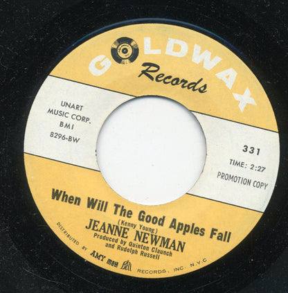 Jeanne Newman : He Called Me Baby (7", Single, Promo)