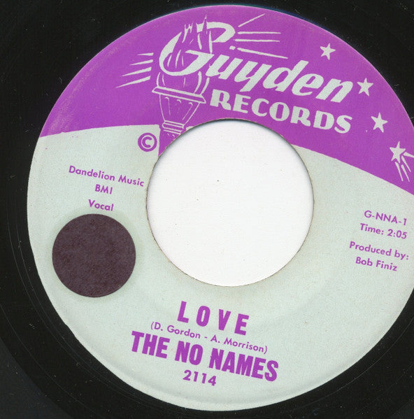The No Names (5) : Love / Jam (7", Single)
