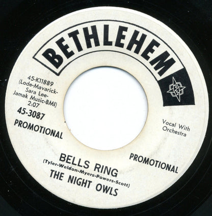 The Night Owls (5) : Let's Go Again (7", Single, Promo)
