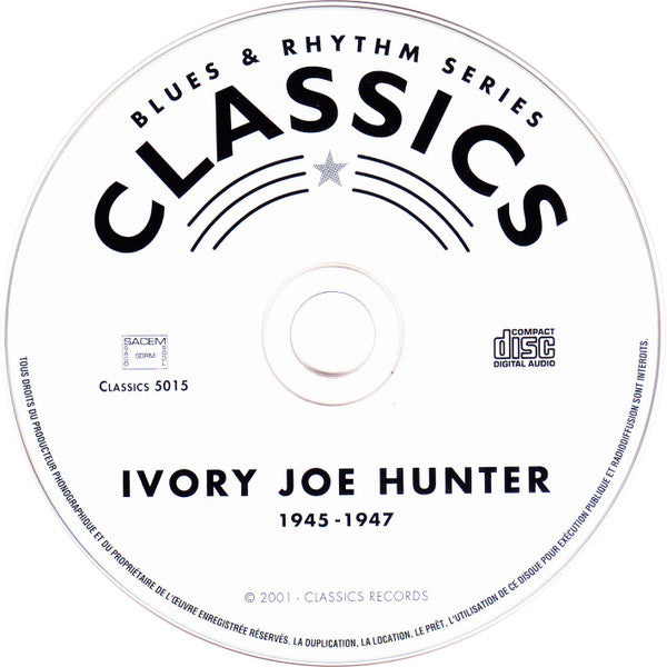 Ivory Joe Hunter : The Chronological Ivory Joe Hunter 1945-1947 (CD, Comp)