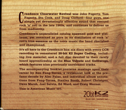 Creedence Clearwater Revival : Creedence Clearwater Revival (Box, Promo + 6xCD, Comp, Mono, Promo)