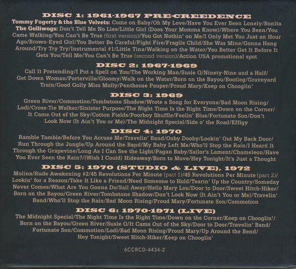 Creedence Clearwater Revival : Creedence Clearwater Revival (Box, Promo + 6xCD, Comp, Mono, Promo)