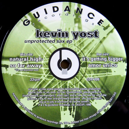 Kevin Yost : Unprotected Sax EP (12", EP)