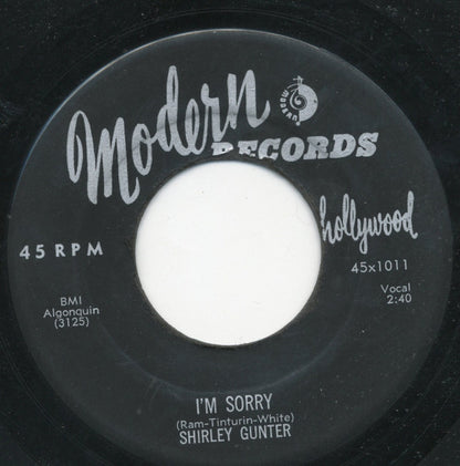 Shirley Gunter : I'm Sorry / I've Been Searching (7", Single)