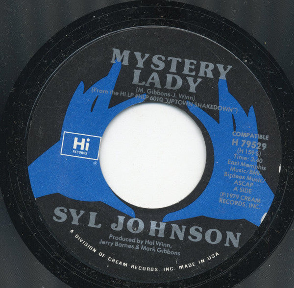 Syl Johnson : Mystery Lady / Let's Dance For Love (7", Single)