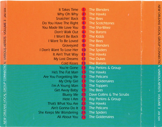 Various : New Orleans Vocal Group Connection Vol. 3 (CD, Comp)