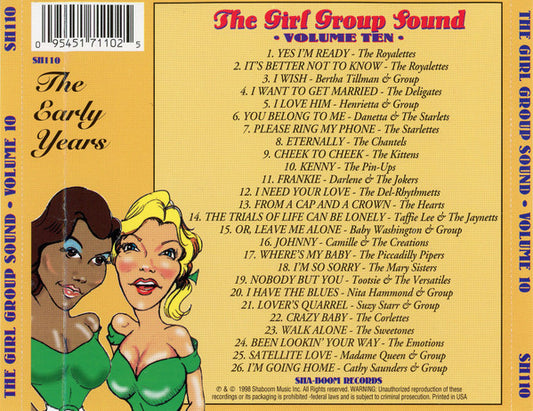 Various : The Girl Group Sound - The Early Years Volume 10 (CD, Comp)