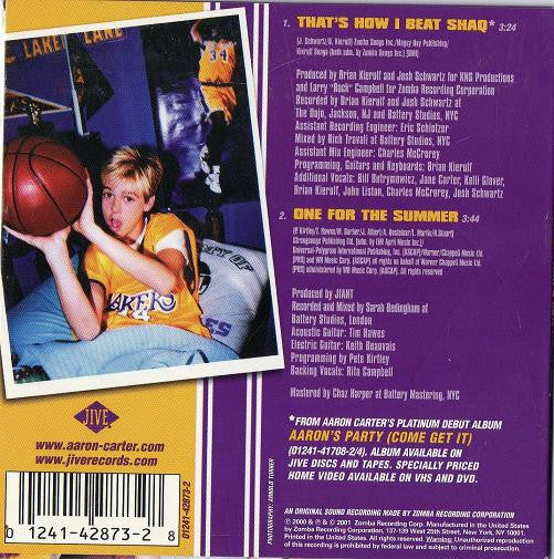 Aaron Carter : That's How I Beat Shaq (CD, Single)