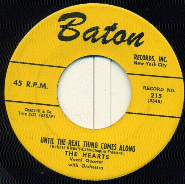 The Hearts : Until The Real Thing Comes Along / Gone, Gone, Gone (7")