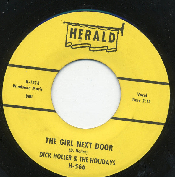 Dick Holler And The Holidays : King Kong / Girl Next Door (7", Single)