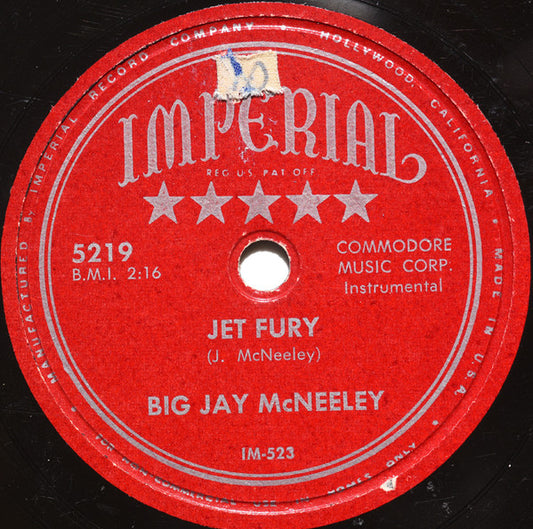 Big Jay McNeely : Jet Fury / Deacon's Express (Shellac, 10")