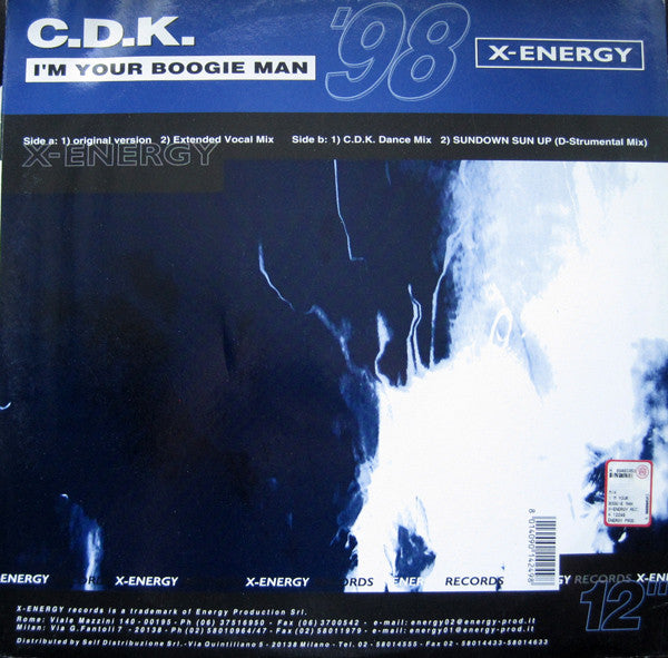 C.D.K. : I'm Your Boogie Man '98 (12")
