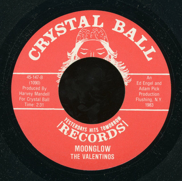 The Valentinos (5) : Peppermint Stick / Moonglow (7")