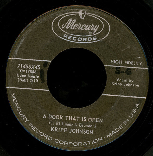 Corinthian "Kripp" Johnson : Still I Forgive (7", Styrene)