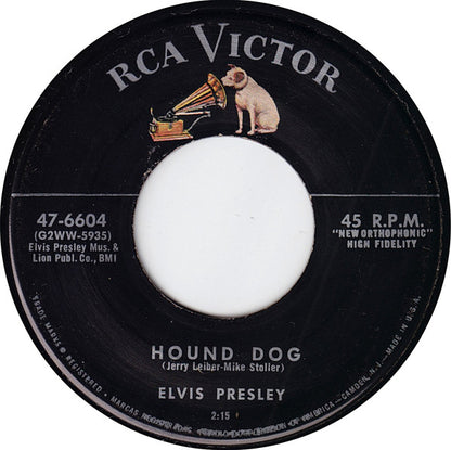 Elvis Presley : Hound Dog / Don't Be Cruel (7", Single, Roc)
