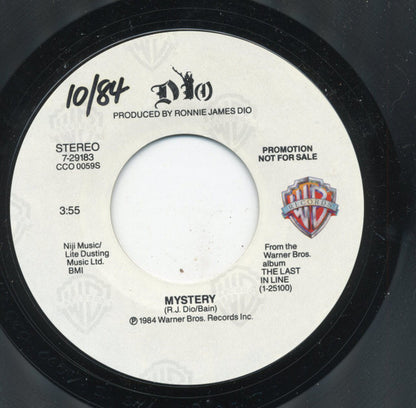Dio (2) : Mystery (7", Single, Promo, Styrene)