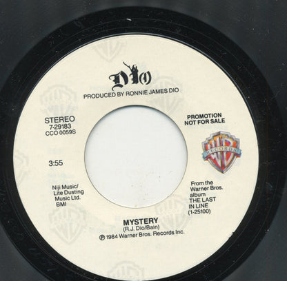 Dio (2) : Mystery (7", Single, Promo, Styrene)