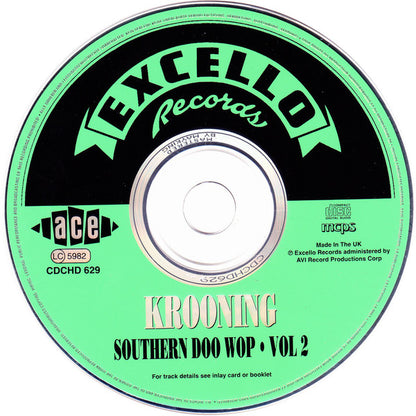 Various : Krooning: Southern Doo Wop Volume 2 (CD, Comp)