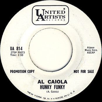 Al Caiola : Hunky Funky (7", Single, Promo)