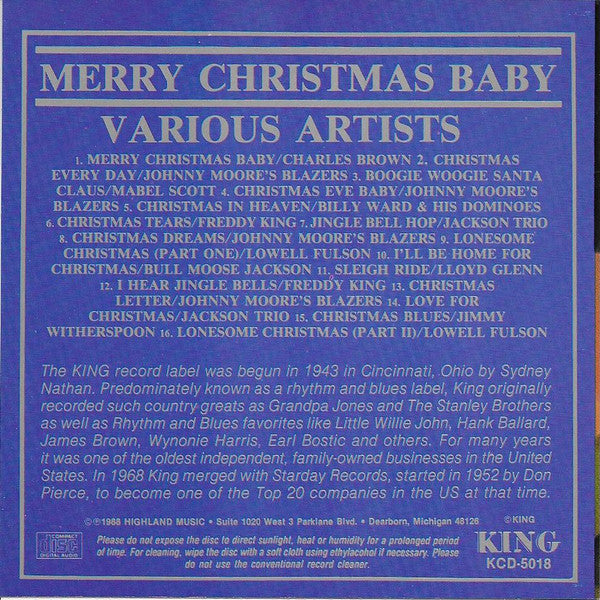 Various : Merry Christmas, Baby (CD, Comp, RE)