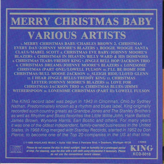 Various : Merry Christmas, Baby (CD, Comp, RE)