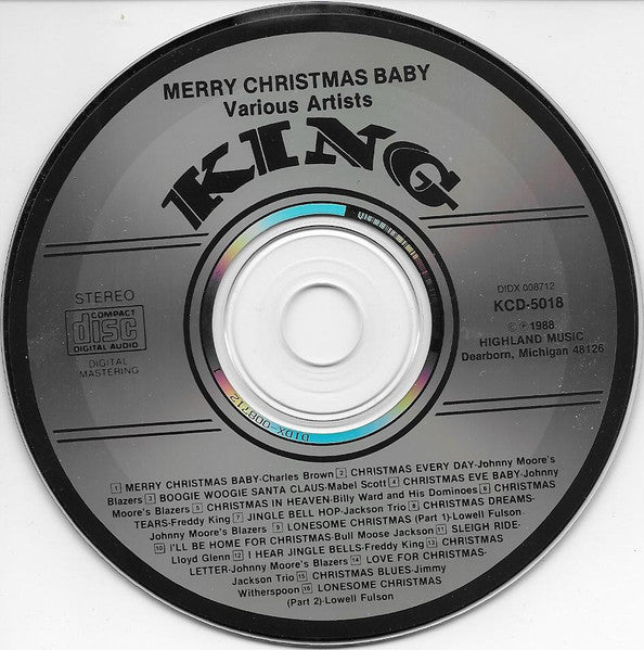 Various : Merry Christmas, Baby (CD, Comp, RE)